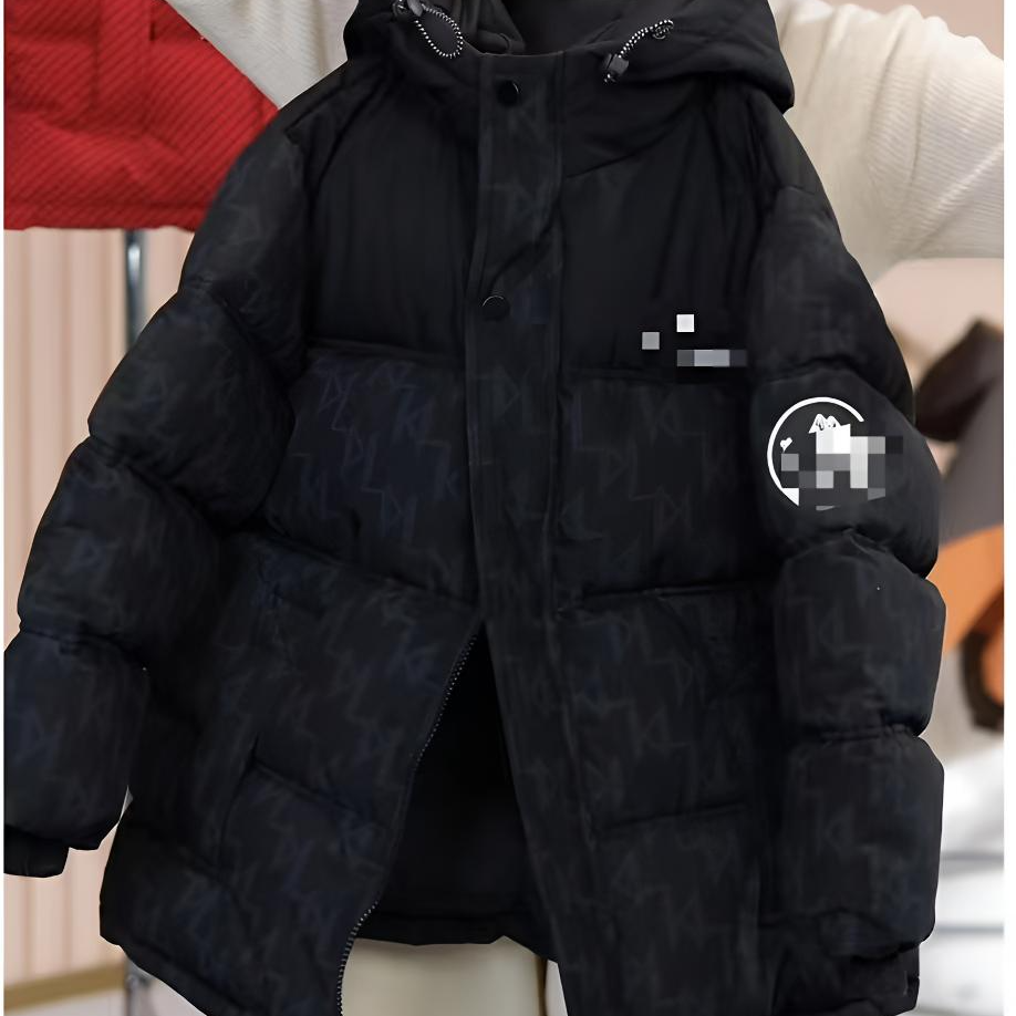 【现货棉服】男童冬季棉服新款男孩冬季加绒棉服中大童棉服外套