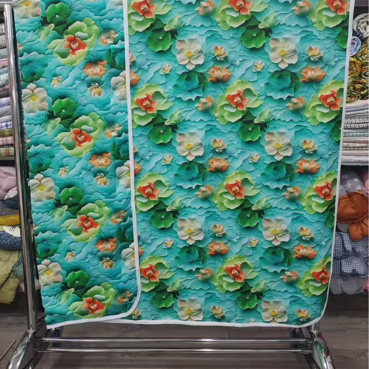 【盖毯】【花色不挑】5D立体人造棉绵绸韩香稠盖毯空调毯