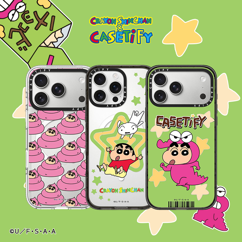 CASETiFY 蜡笔小新联名系列手机壳保护套 防摔 适用iPhone16/17