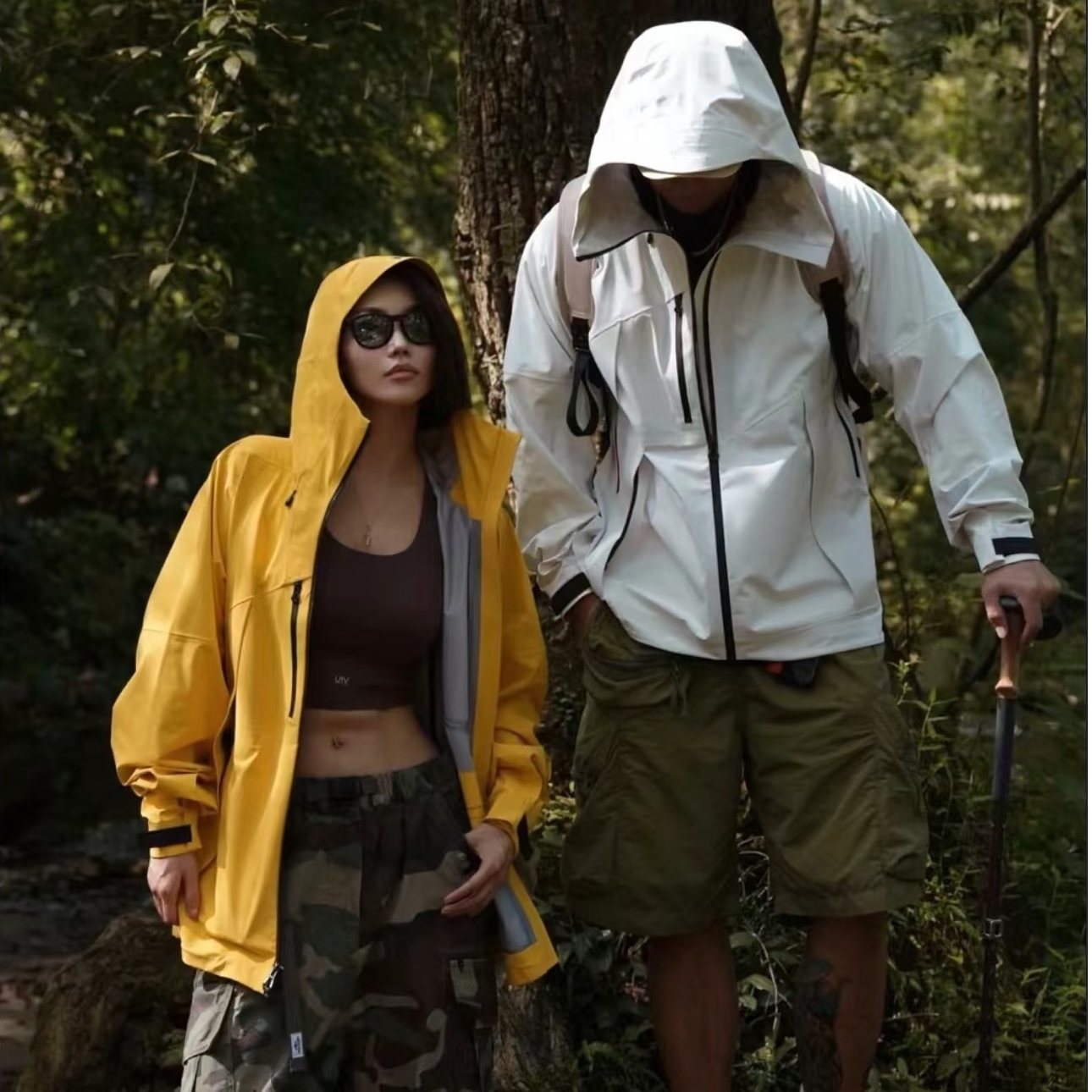 新款户外硬壳冲锋衣