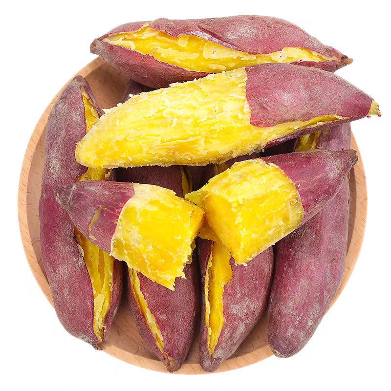 陕西正宗沙地板栗红薯地瓜红皮地瓜软糯香甜番薯糖心蜜薯现挖现发