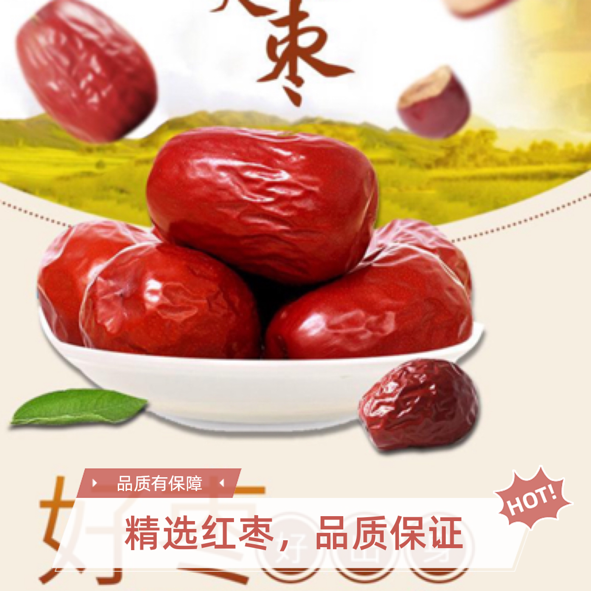 (新疆直发）新货和田大枣2斤