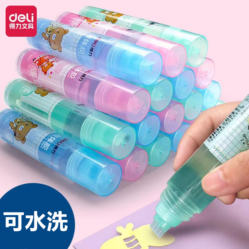 得力液体胶可水洗胶水学生手工用品办公用胶水幼儿园diy速干胶水