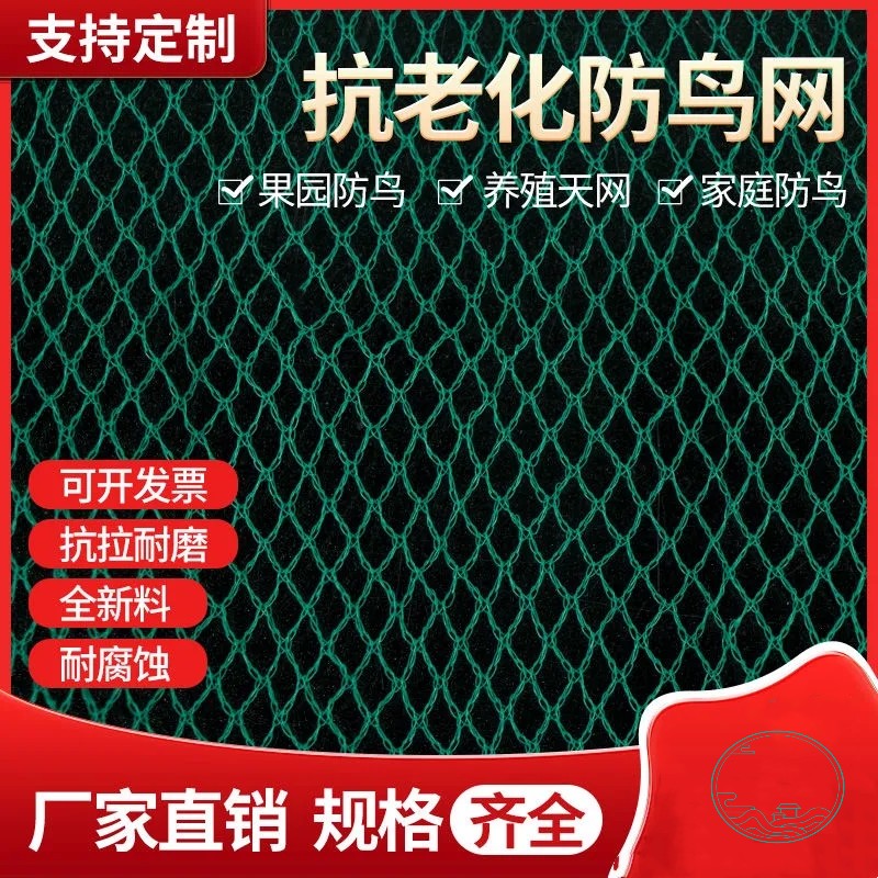 防鸟罩樱桃网果树防鸟网果园尼龙网防护罩防雹网葡萄蔬菜草莓网