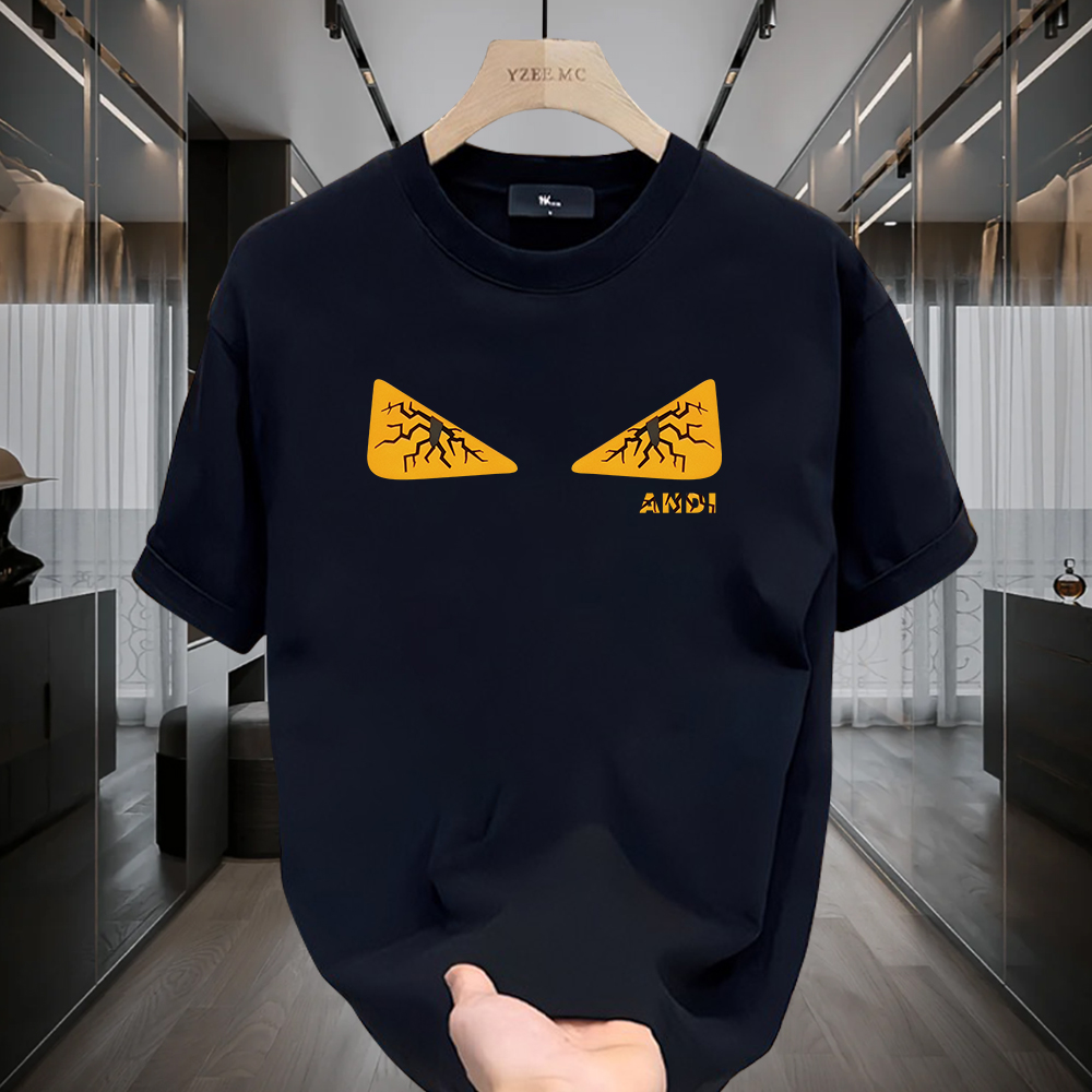 美式痞帅重磅纯棉短袖T恤青年男女款夏季ins潮牌街头宽松圆领上衣