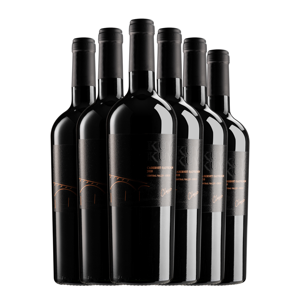 【一级庄】智利原瓶进口红酒桥庄经典赤霞珠干红葡萄酒750ml品鉴