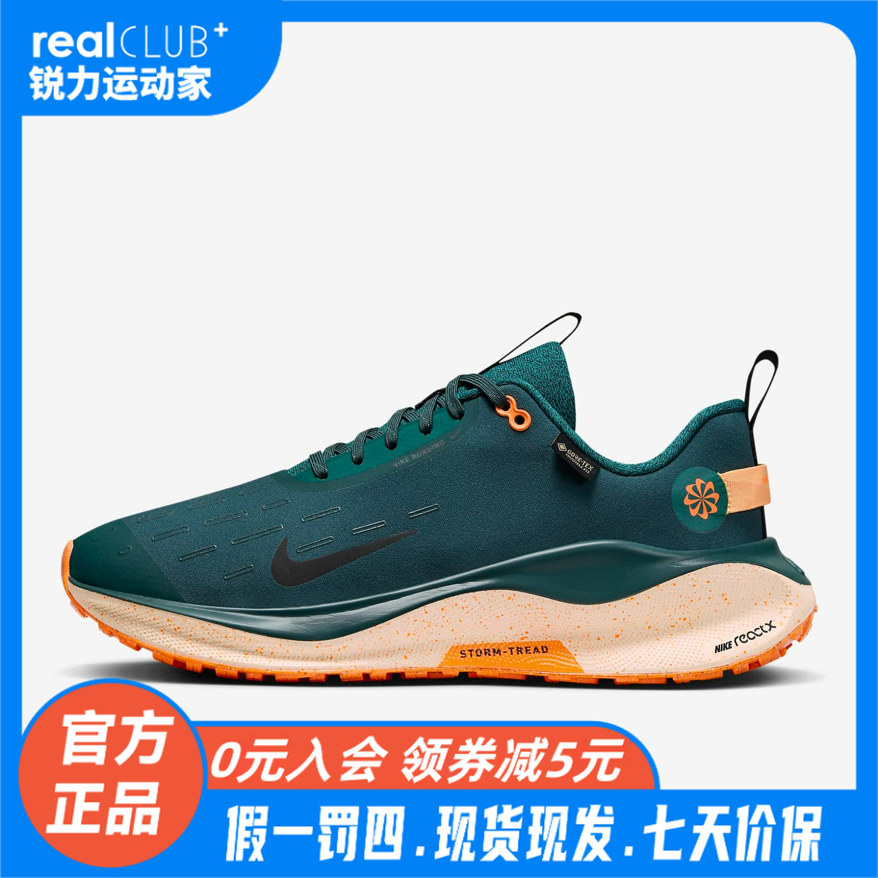 Nike/耐克男子GTX户外涉水防溅水训练户外运动跑步鞋FB2204-300