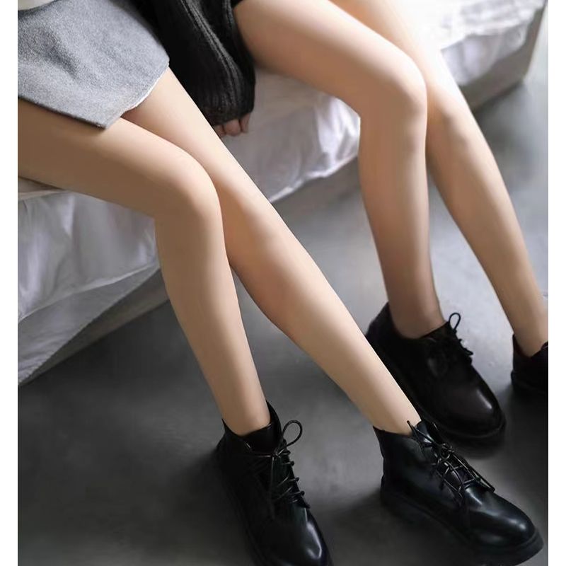 超自然光腿神器女秋冬裸感双层连裤袜加绒款H6079 XF