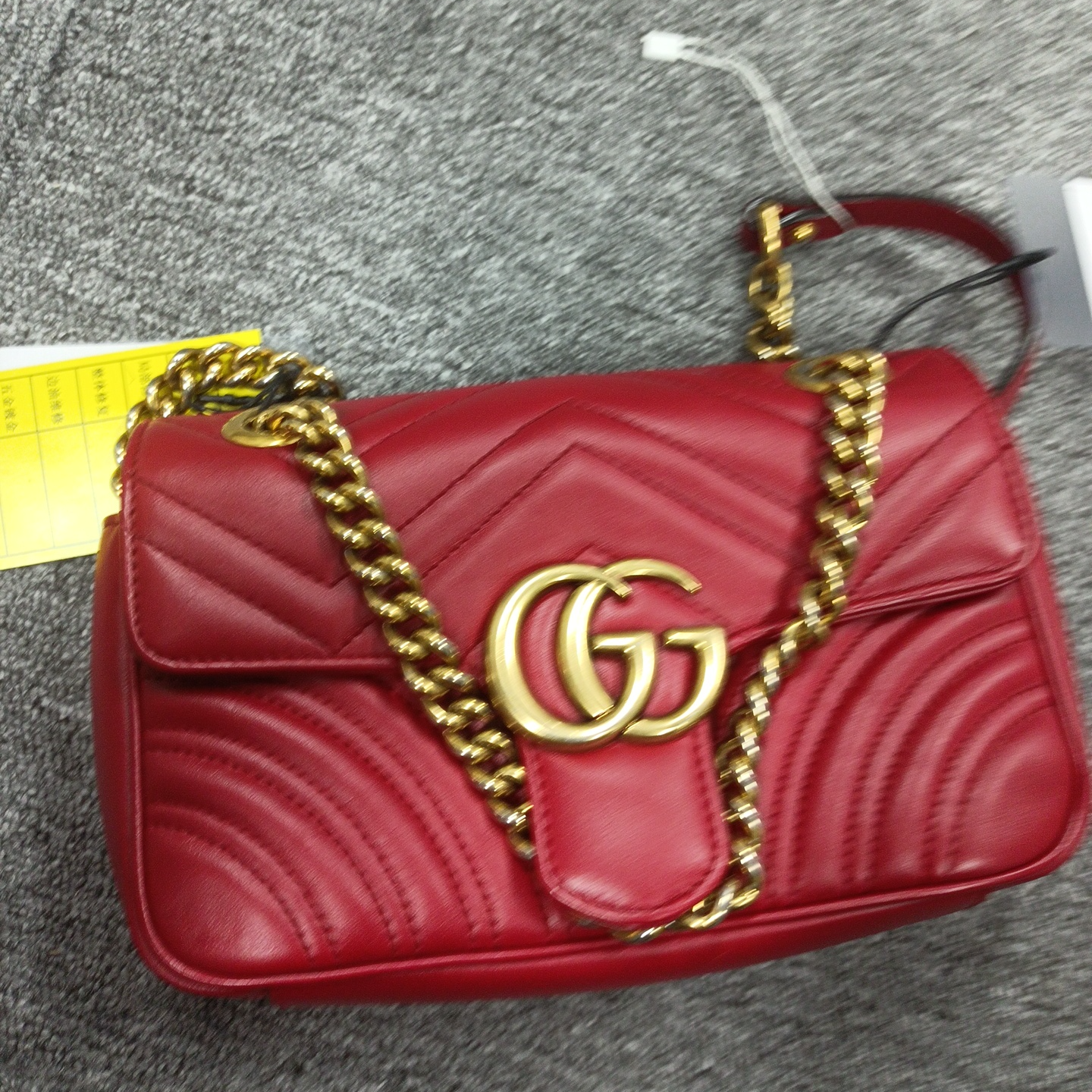 95新 GUCCI/古驰 【桔夕三万专属】马蒙22包红/B02