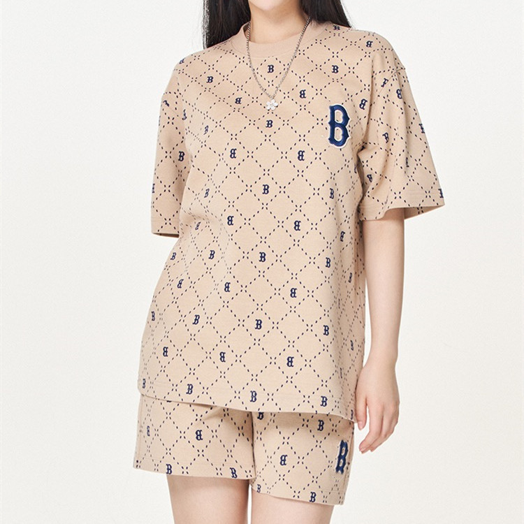 线下699！B033 新款情侣款休闲半袖潮复古T恤女 L999-85601