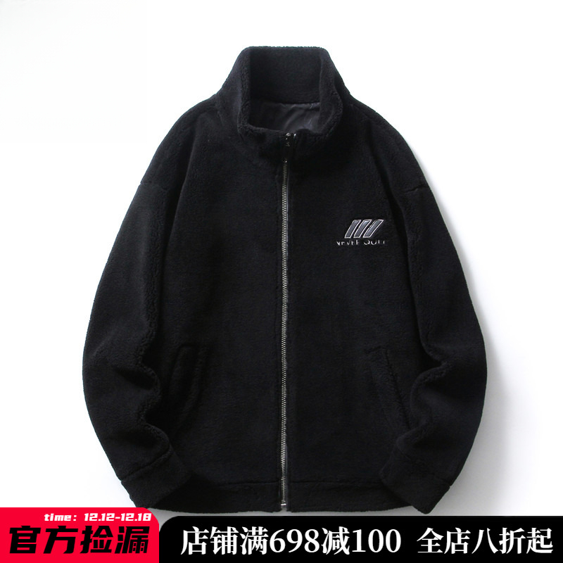 Aape wtaps羊羔毛外套男冬季夹克宽松毛绒保暖夹克男士上衣潮