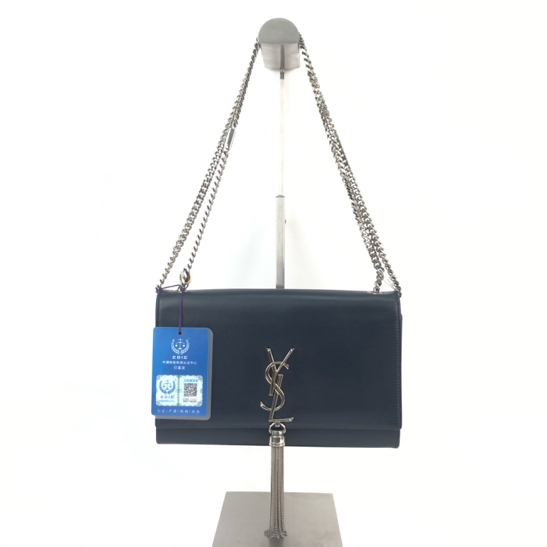 95新 YSL/圣罗兰 安洁利知之YSL圣罗兰流苏链条单肩包18547H