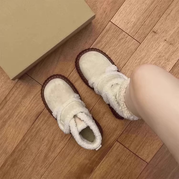 回力瑞厚底雪地靴女冬季2023新款白色保暖加绒厚防滑大棉东北棉鞋