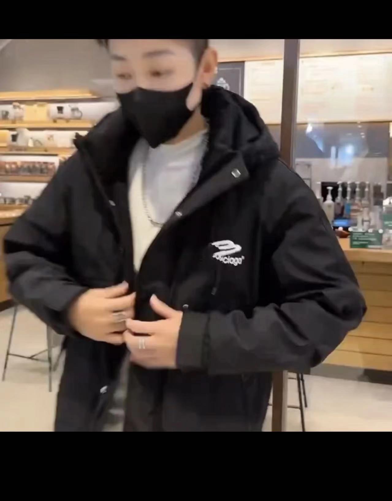 9838青少年羽绒服运动运动户外百搭情侣宽松透气