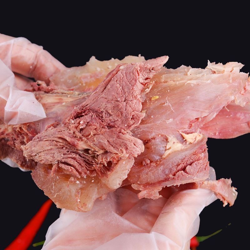 (拍3斤送1斤)新鲜鲁西全熟黄牛肉带筋  冷链发货 坏单包赔送料包
