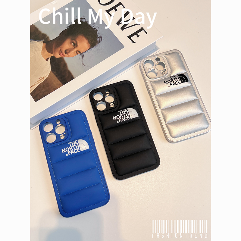 小众潮牌北面羽绒服iPhone15promax手机壳苹果14/13全包防摔软壳