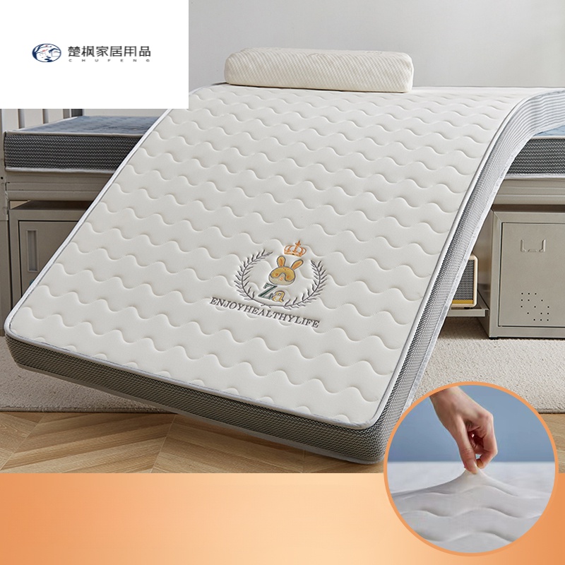 高档2023新款乳胶床垫宿舍专用租房专用1.5米x2米防滑床垫软垫