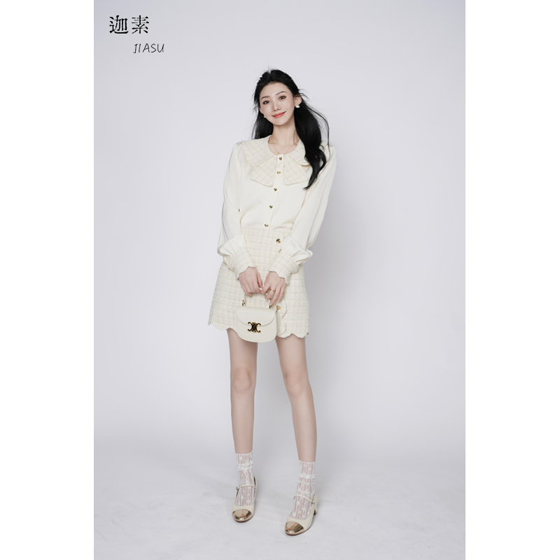 迦素JIASU【二十六度】2023秋季新款时尚气质显瘦小香风外套S207