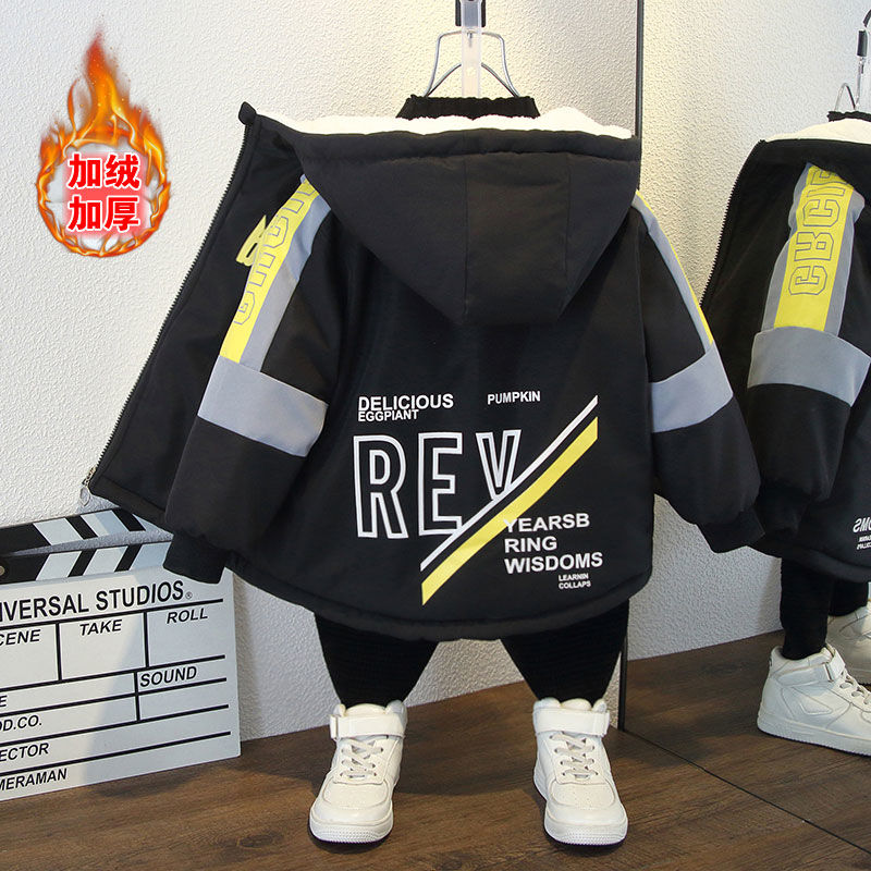 【冬款上新】男童春秋冬款棒球服外套中小童装女孩洋气加绒加厚冲