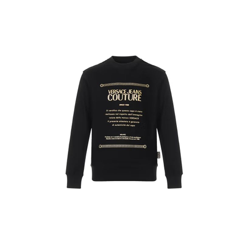 范思哲Versace Jeans Couture男士长袖T恤 B7GVA7TE30318K42