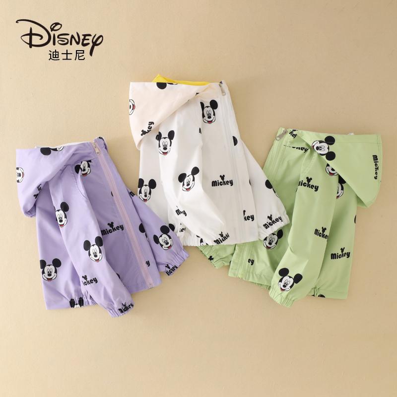 Disney/迪士尼儿童满印外套秋季新款春秋洋气宝宝衣服XOE1SW116