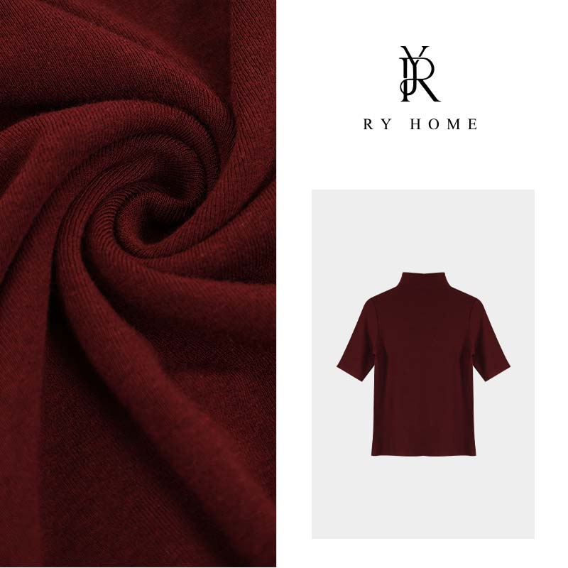 【容雨RYHOME】精仿棉细织防静电五分袖打底衫T1654