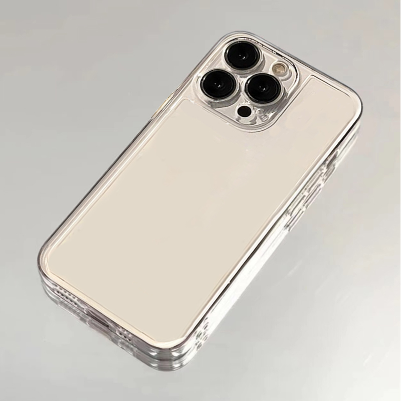 ins高级简约透明适用苹果14/15ProMax手机壳iPhone13/12/11太空壳