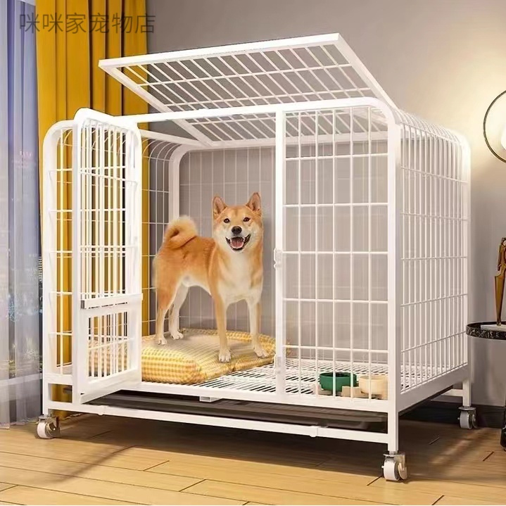 狗笼子中型小型犬室内带厕所一体柴犬柯基狗窝金毛狗狗围栏宠物笼