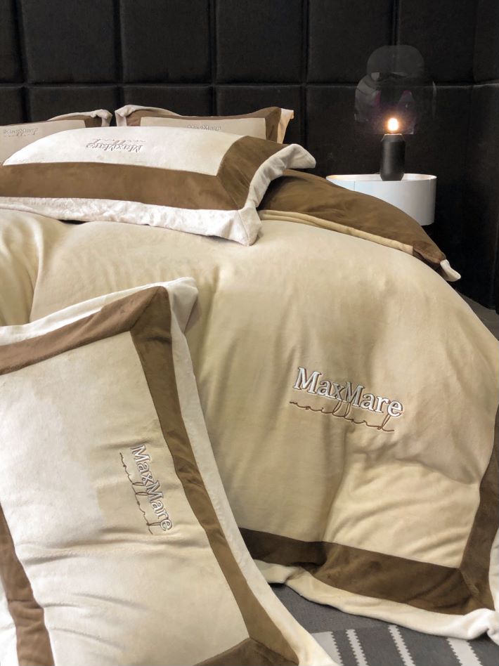 锦东家 高奢牛奶绒系列 高克重四件套加厚保暖床上用品 美拉德