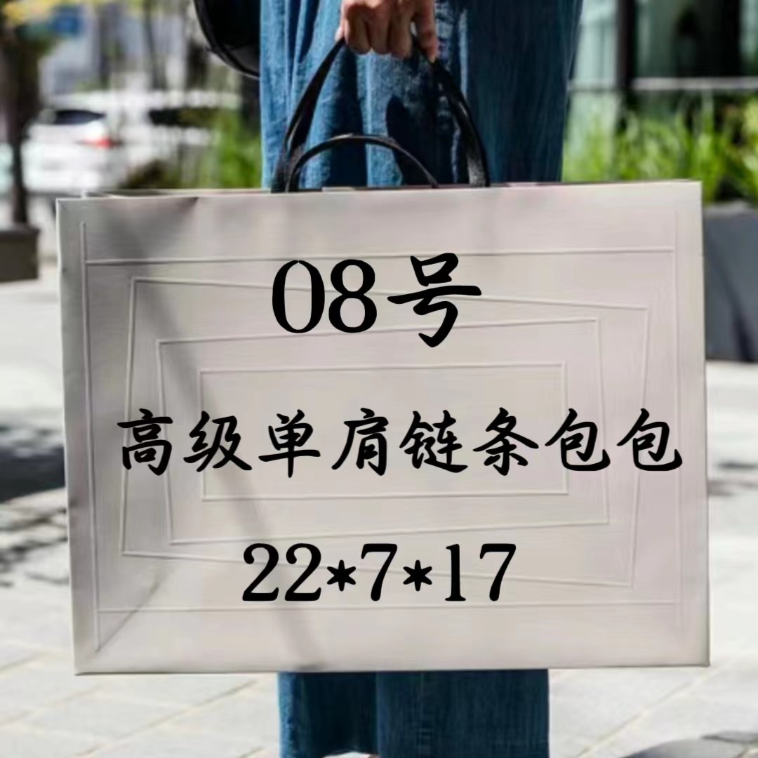 8号(H)手袋链条斜跨包#6166