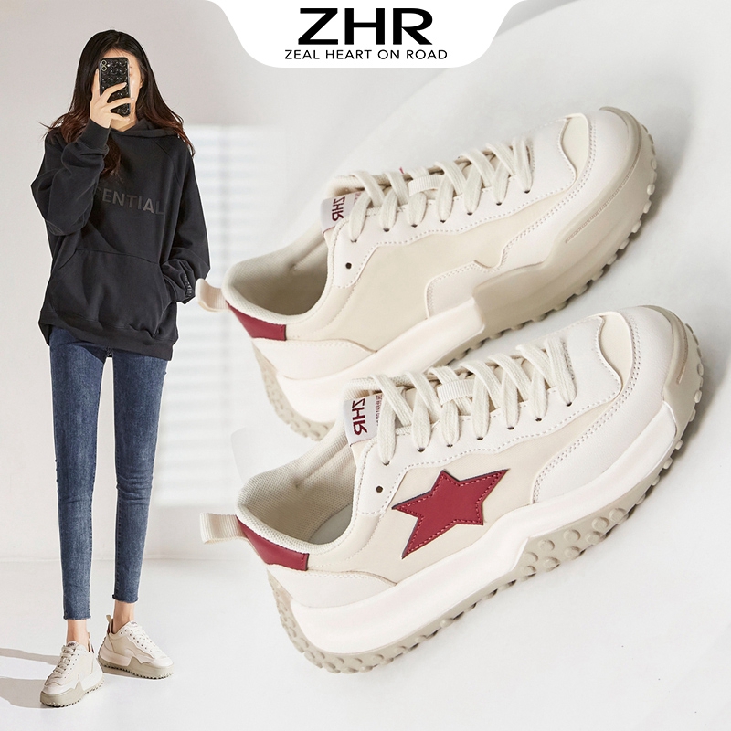 ZHR透气网面运动鞋女学生百搭爆款老爹鞋ins超火女鞋2023秋季新款