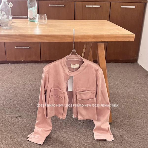 【赵小小yimao】1620 长袖拉链开衫外套女设计感小众时尚高级上衣