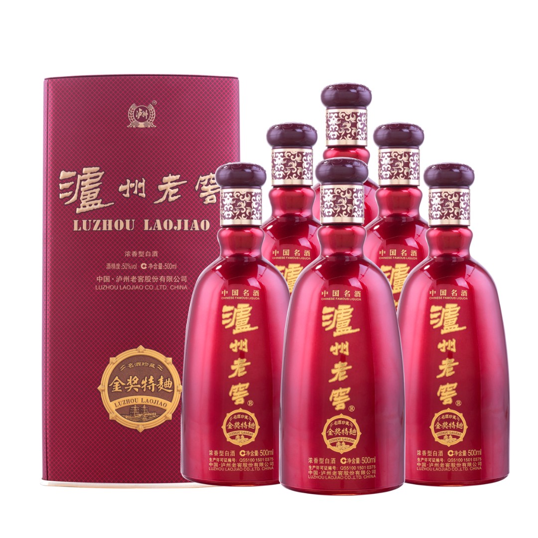 泸州老窖金奖特曲名酒珍藏 【专享】白酒50度500ml*6瓶