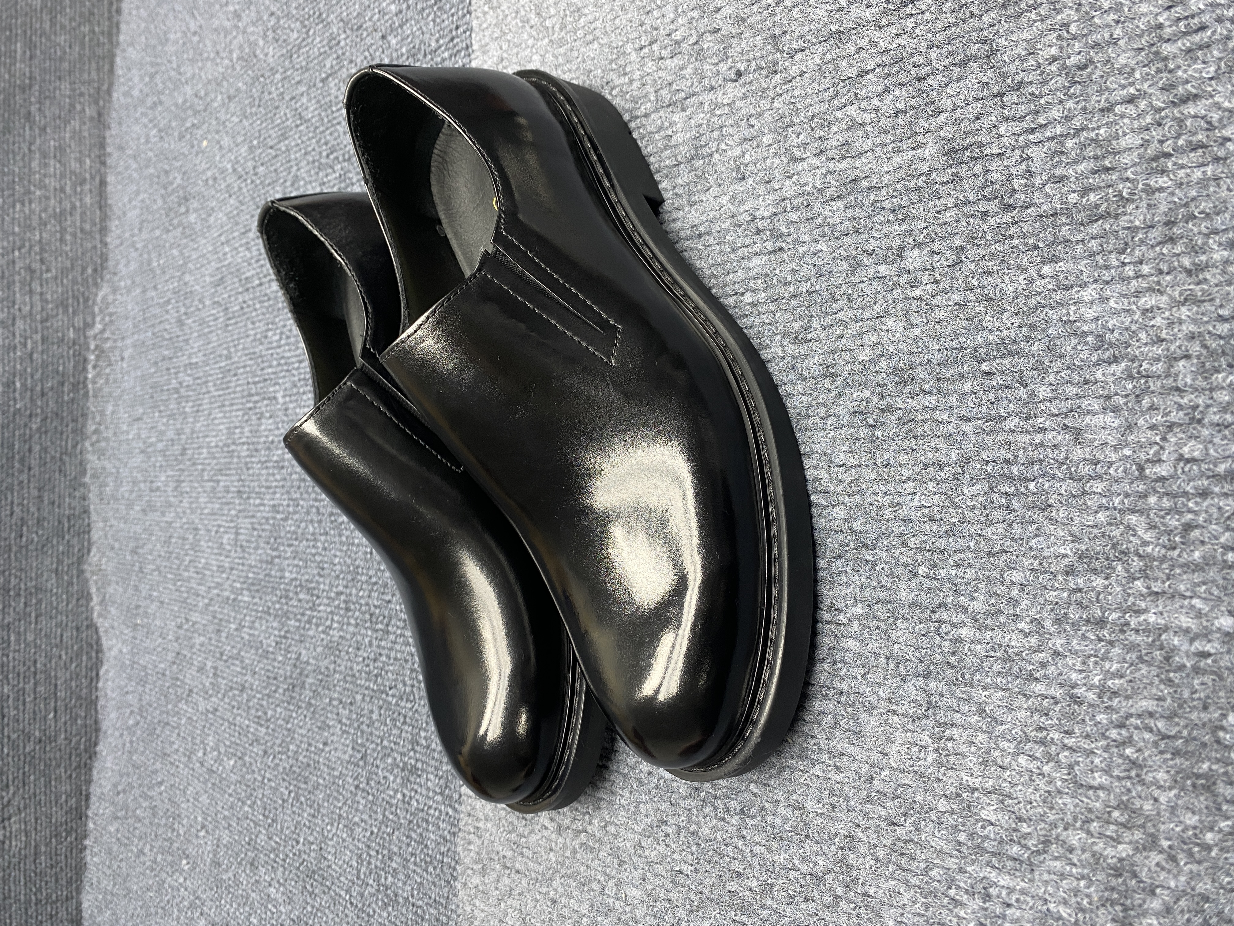 经典百搭商务正装男皮鞋套脚德比鞋西装鞋职业装