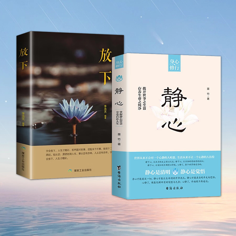 静心 战胜焦虑 自我疗愈 情绪控制 心理健康疏导书籍