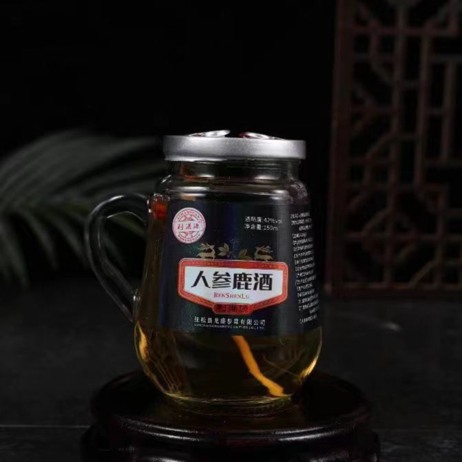 利满源长白山小杯参露露酒浓香型礼盒装6杯醇香42度150毫升