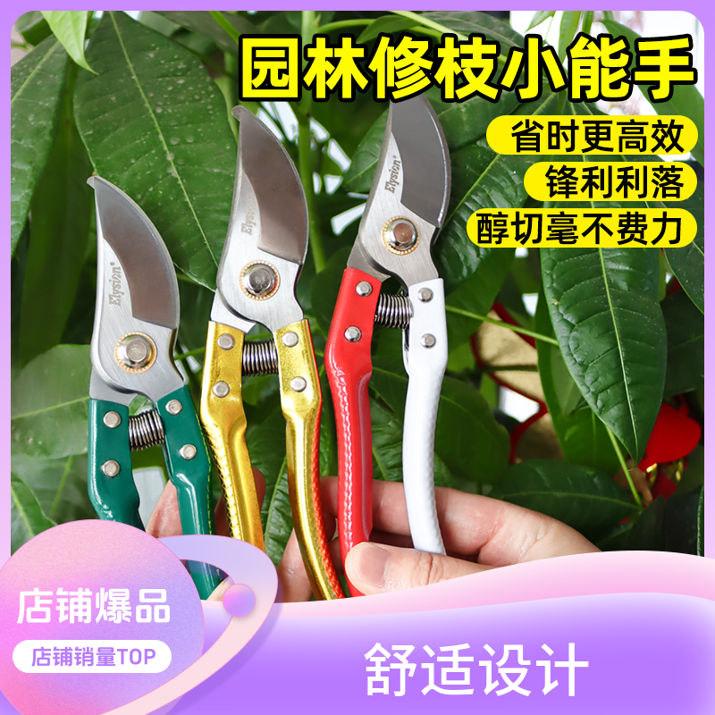多功能原装花艺省力剪子修花树剪大号枝修剪刀果剪嫁接绿化剪枝