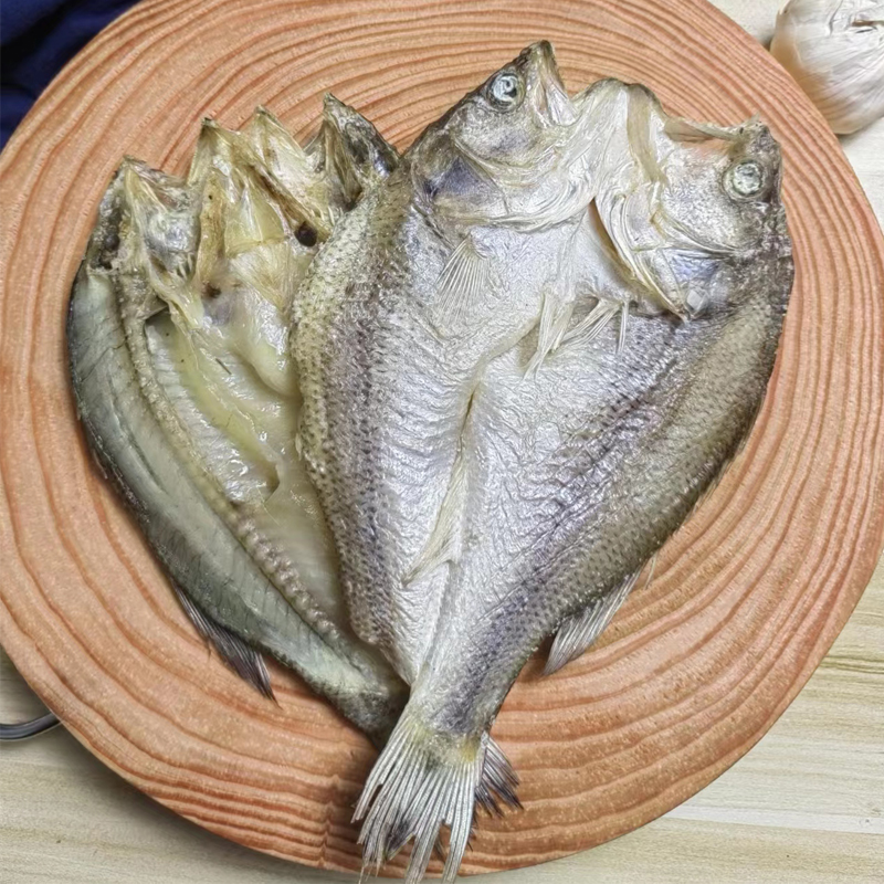 北海特产咸鱼干自晒海鲈鱼开背新鲜鲈鱼干优质海鲜干货去内脏商用