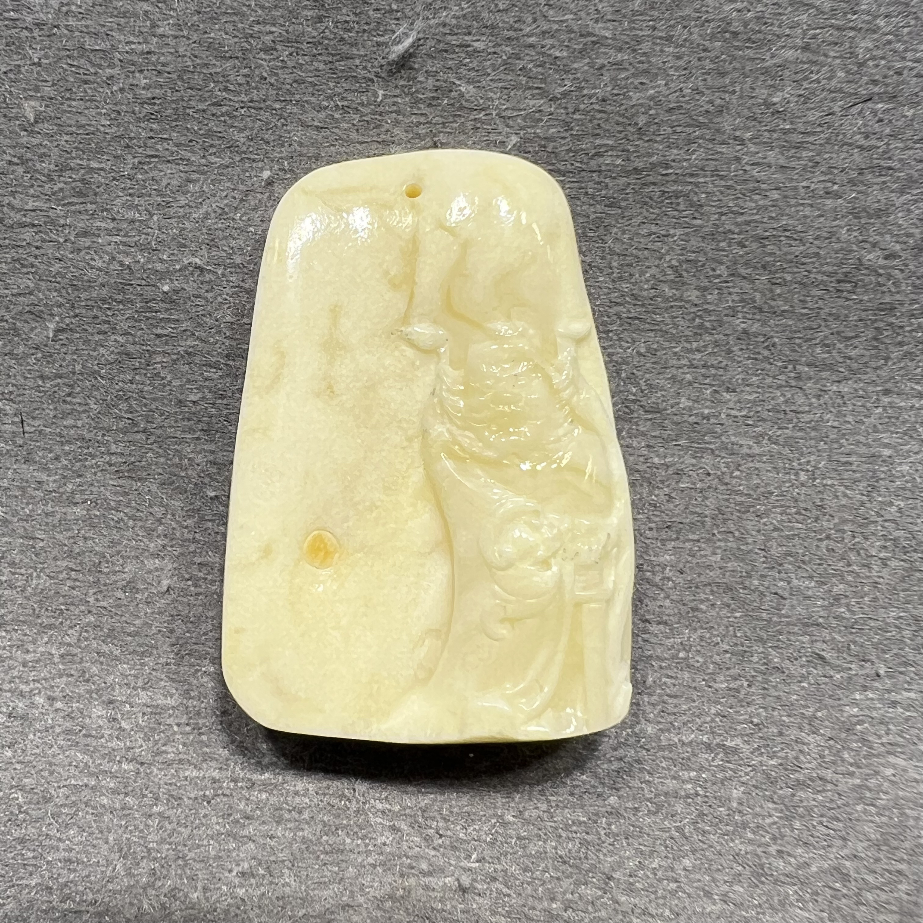 钟馗8克琥白珀蜜蜡吊坠挂件大师雕刻手工精雕挂坠时尚气质俏色