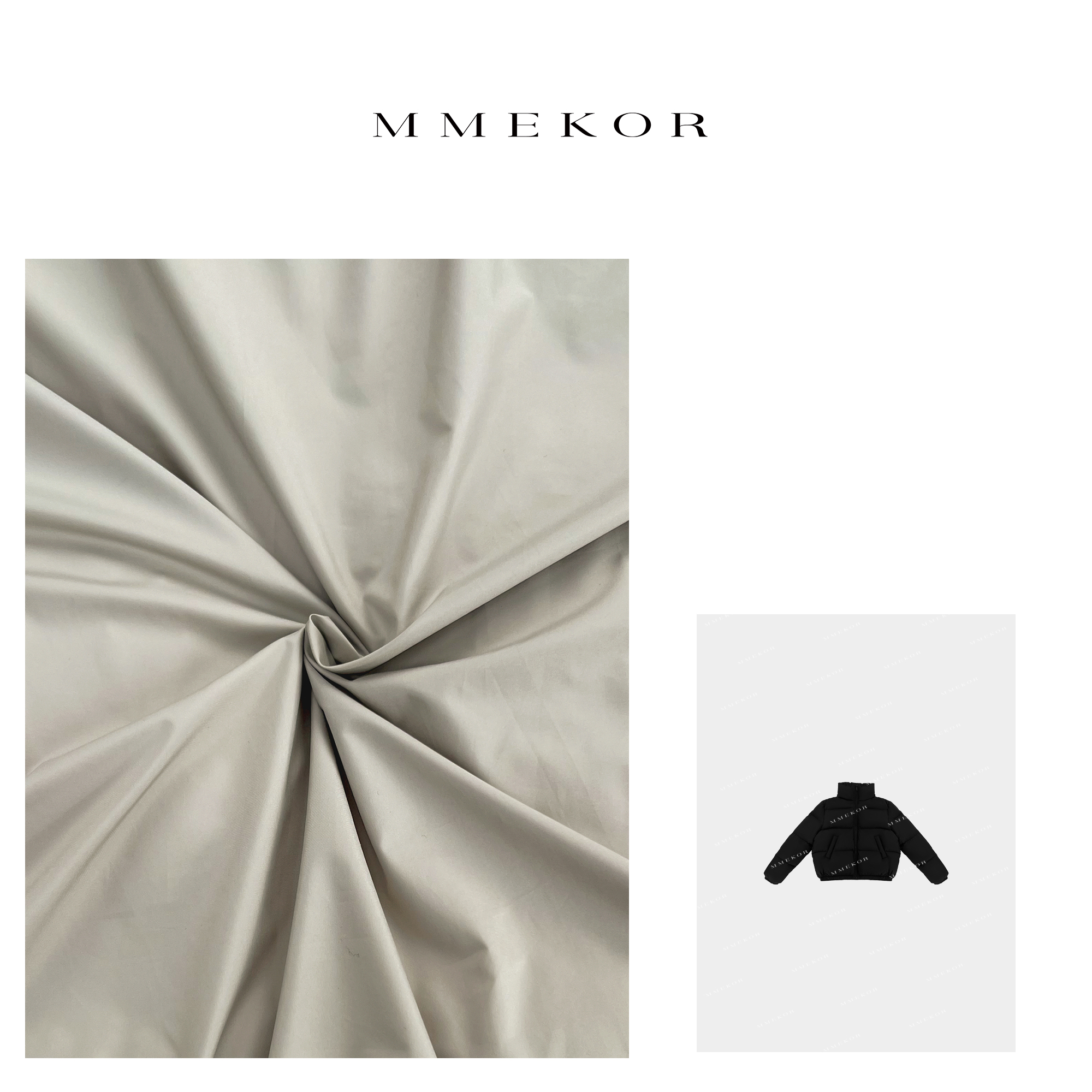 MMEKOR 韩版宽松面包羽绒服 87121     轻暖感宽松高领面包羽绒服