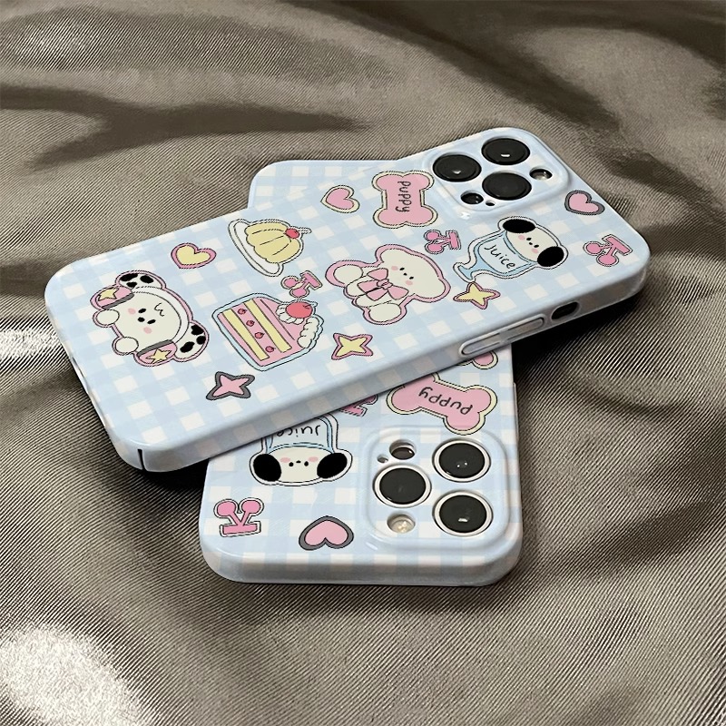 蛋糕小狗苹果/vivo/华为/oppo/小米手机壳新款菲林壳全包可爱小众