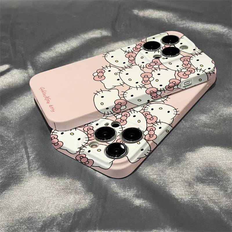 【适用苹果华为/OPPO/vivo小米】多只凯蒂猫可爱iPhone14菲林手机壳