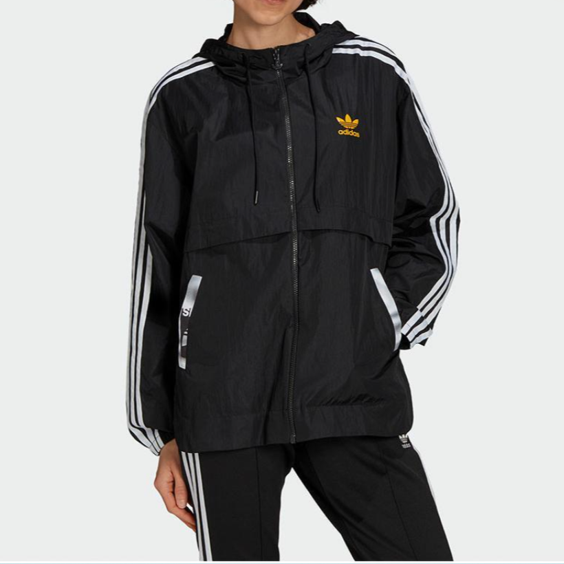 adidas阿迪达斯#BJCC女子夏季连帽运动夹克外套 HA4718