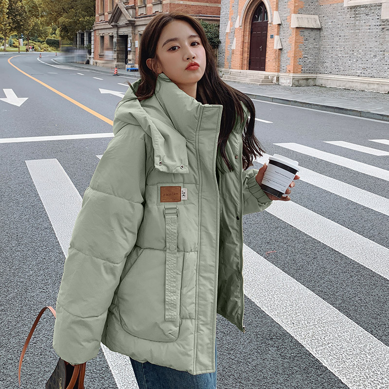 2023新款工装厚外套oversize面包服棉袄女款棉衣棉服女装冬款外套