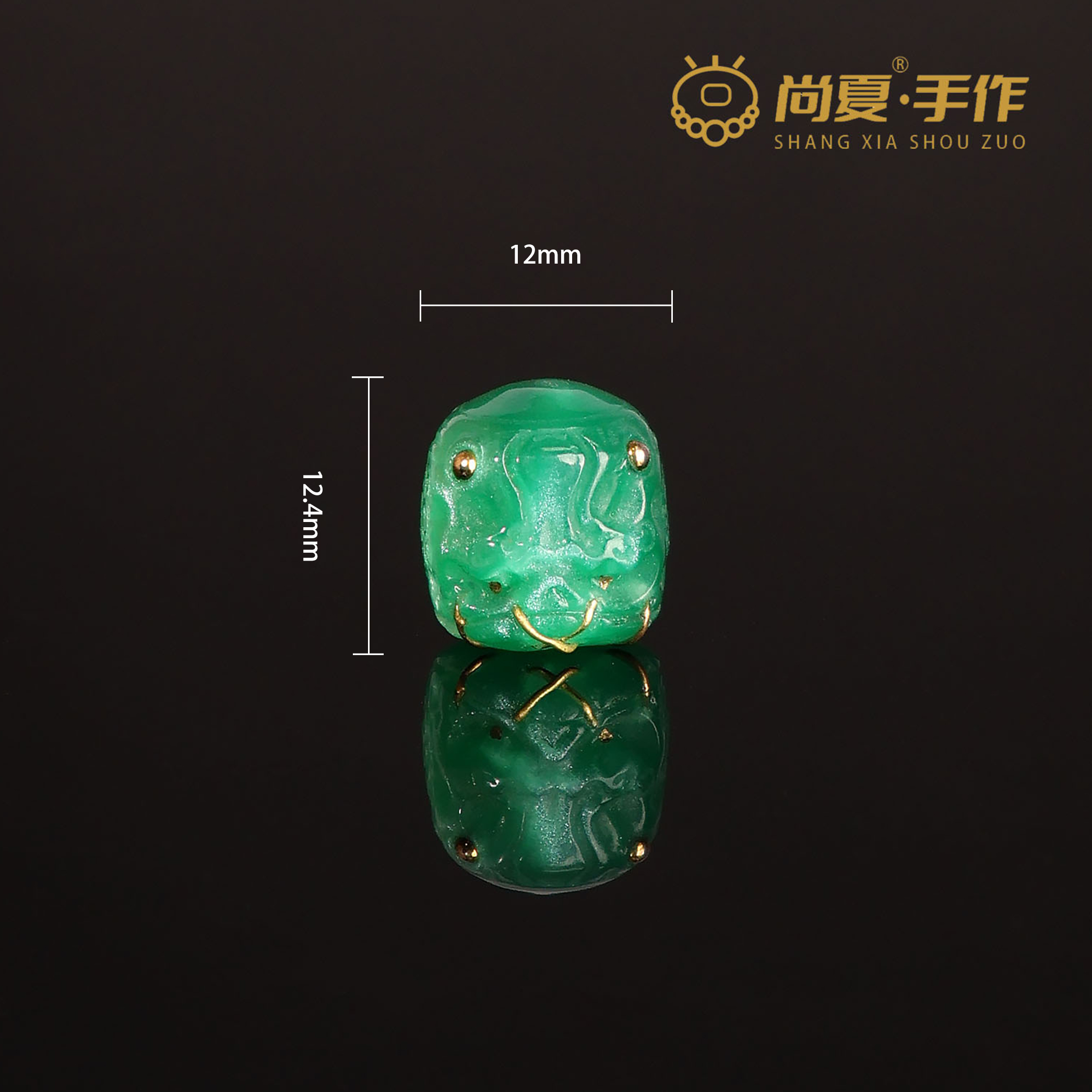 绿欧泊酷酷呆吊坠PS042