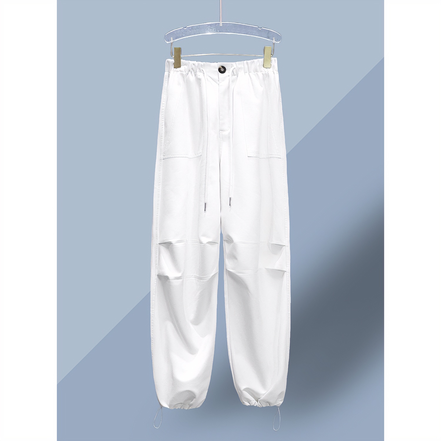 【LIANG哥定制】春季磨毛加厚款旅行露营美式束脚百搭工装卫裤/2157