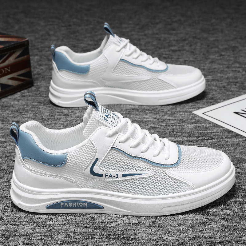 夏季新款网面男鞋韩版百搭软底防滑运动休闲鞋薄款透气网鞋板鞋男