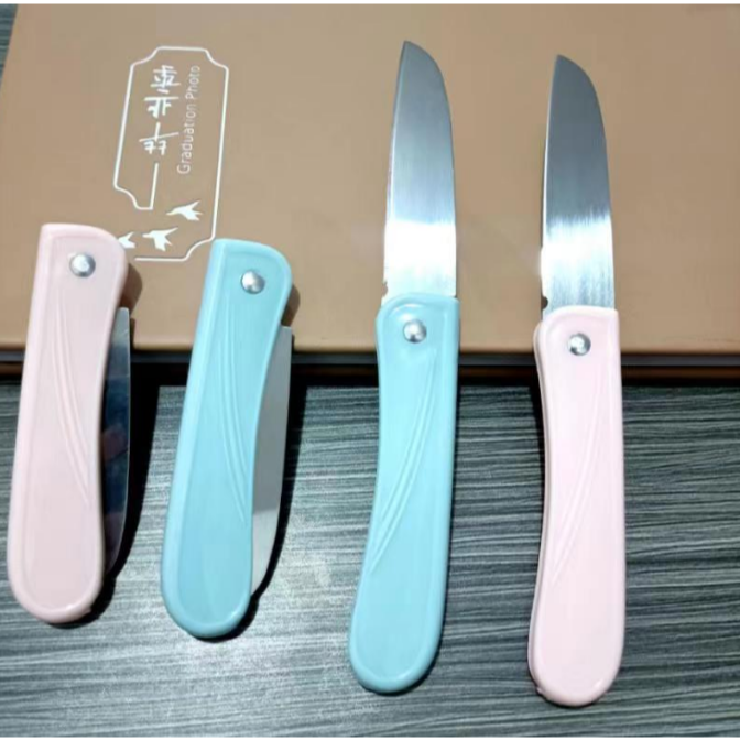 【折叠便捷】水果刀2个/由电子美容仪 商家补贴