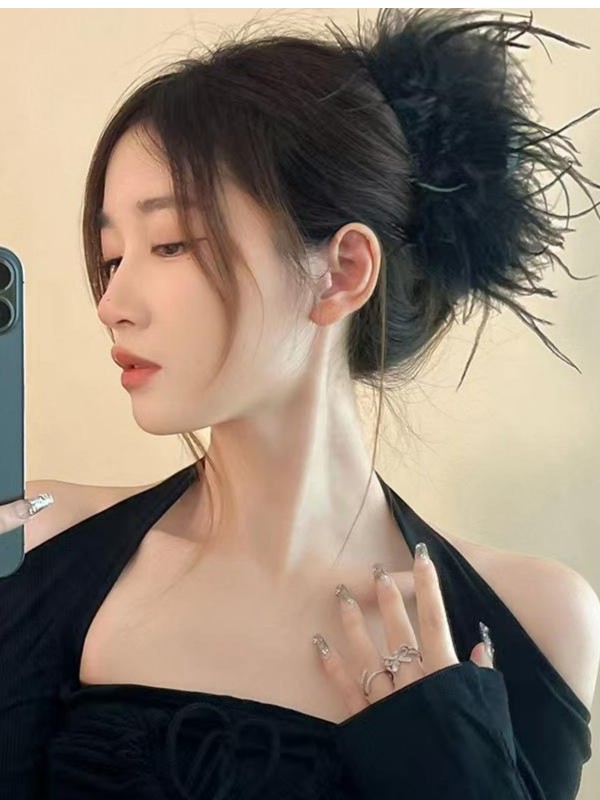 超仙纯欲优雅发夹网红后脑勺女时尚小众抓夹气质ins仙气发夹ZJ016
