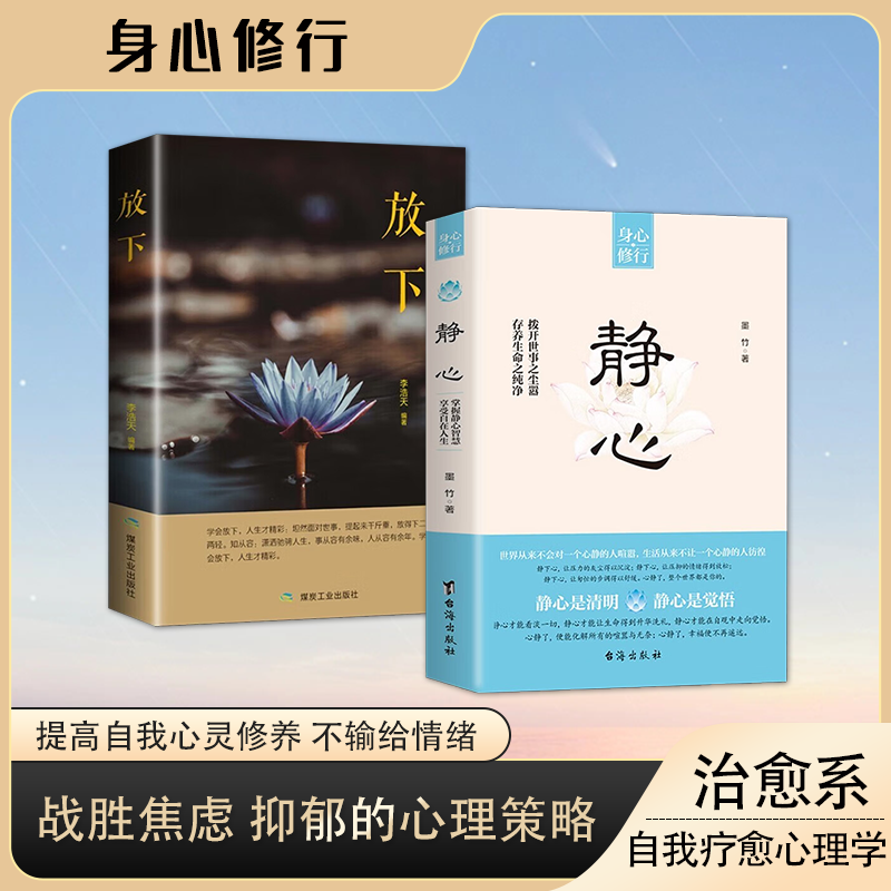 静心 战胜焦虑 自我疗愈 情绪控制 心理健康疏导书籍F7
